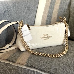 Coach Charlotte Shoulder Bag - Chalk / Gold